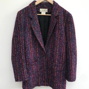 Fun Mulicolored Rainbow Blazer